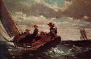 Winslow Homer Wind sail oil